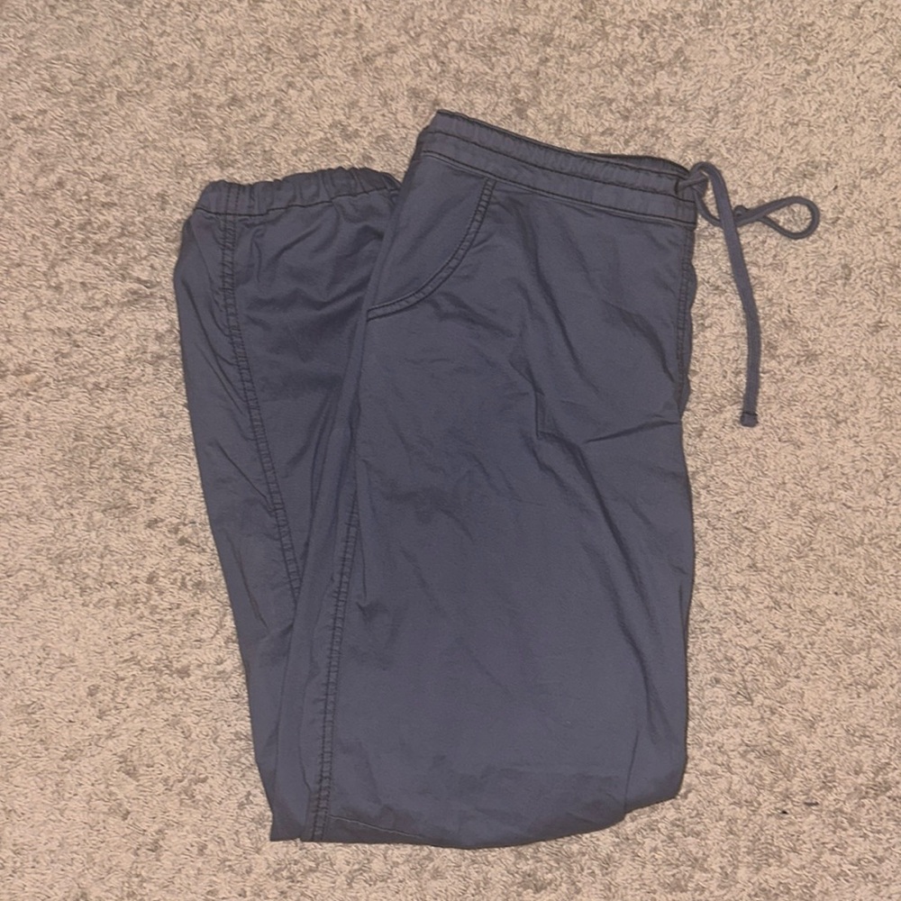 greyish /blue khaki pants, holister